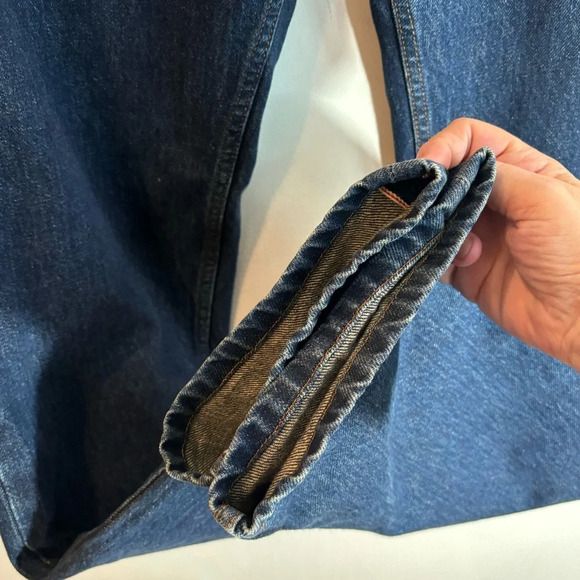 A.P.C. Jeans Sz 34 New Standard Button Fly Dark Wash Straight Leg Denim Jeans - Picture 7 of 11